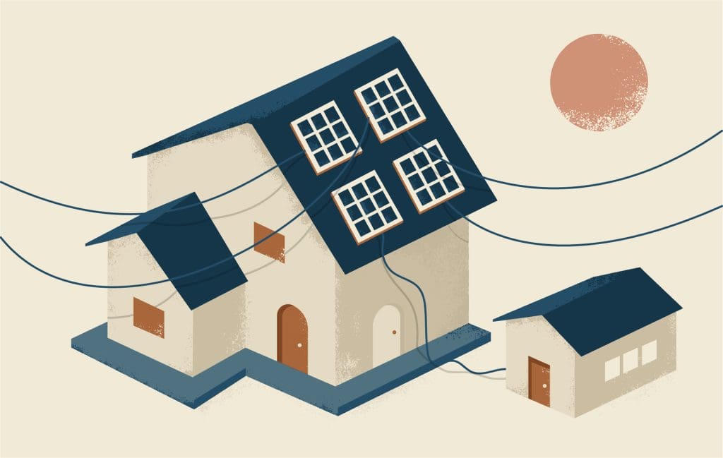A household in Western Australia redistributing its excess rooftop solar