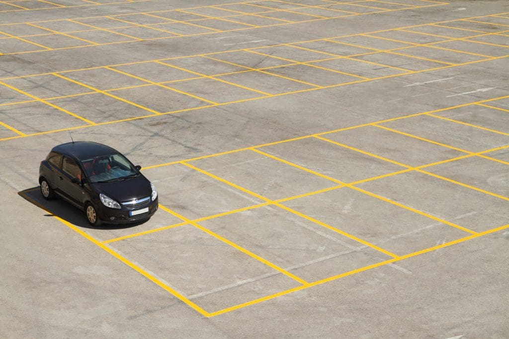 A parking lot