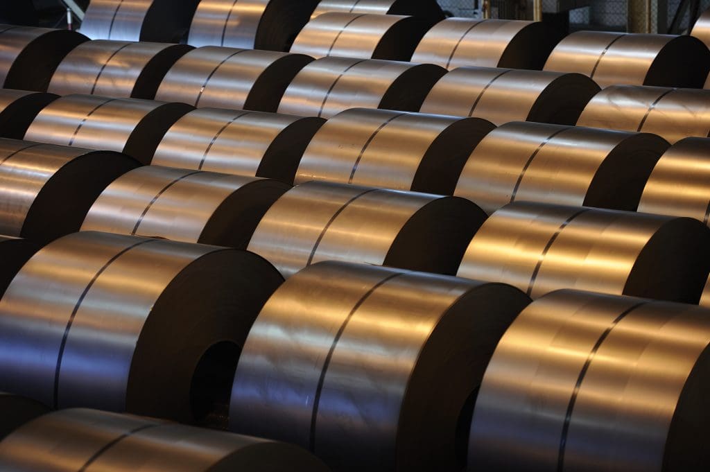 Rolls of steel