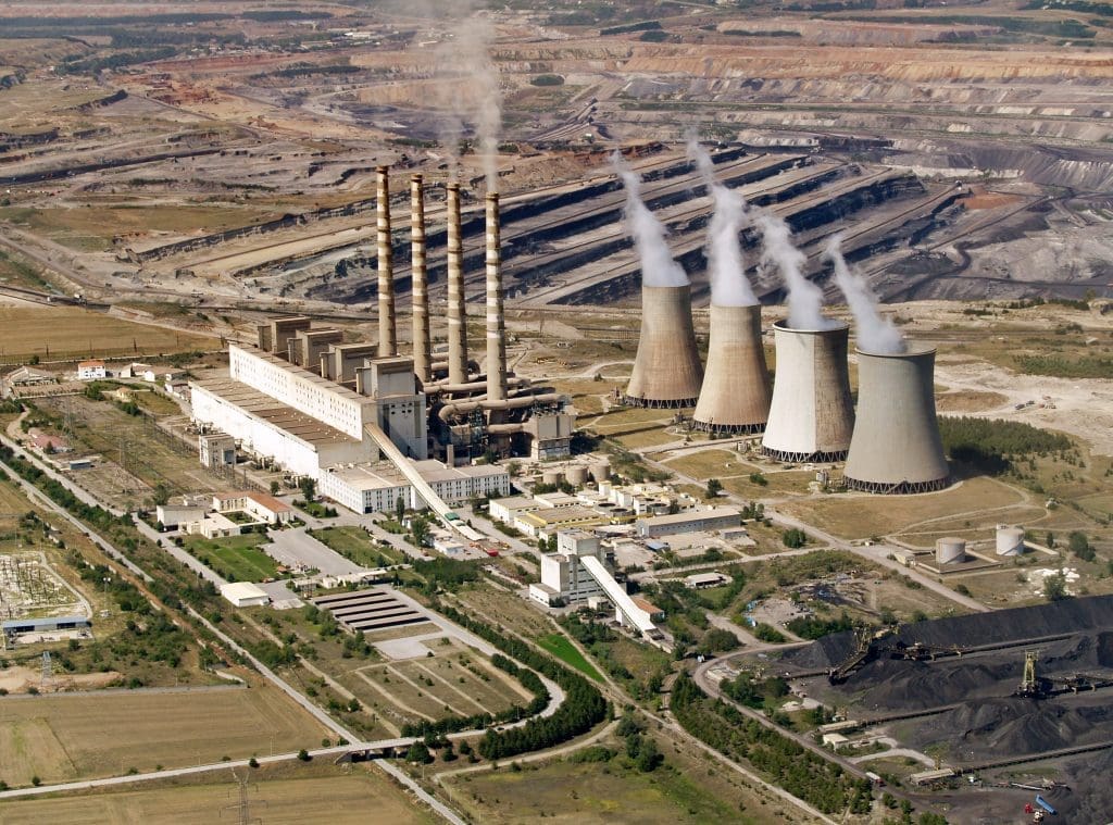 A coal-fired power station