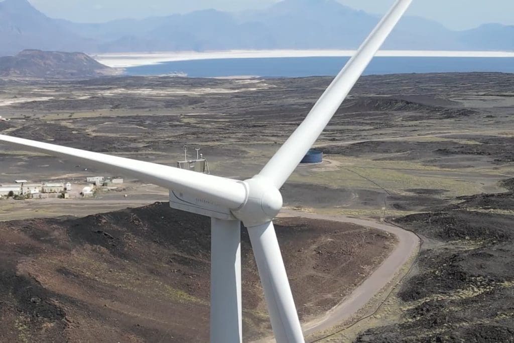 A wind farm in Djibouti