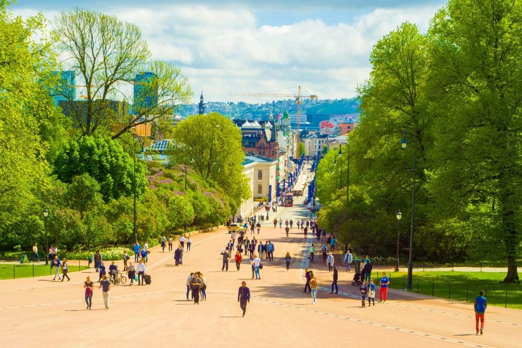 How Oslo is building a cleaner city using its 'climate budget' 2 A view across Oslo, Norway. The city is rapidly cleaning itself up using its climate budget.