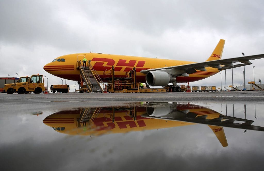 Why European airlines are leading the shift to cleaner jet fuel 4 A photo of a plane operated by DHL, which is leading the world in the shift to sustainable aviation fuels.