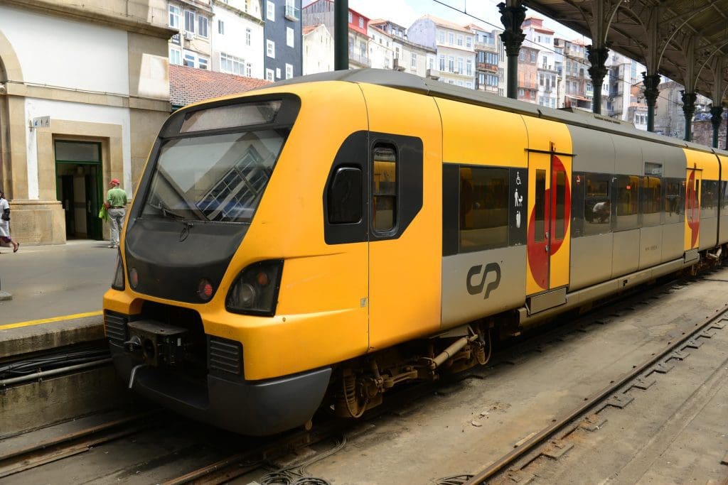 A train in Portugal