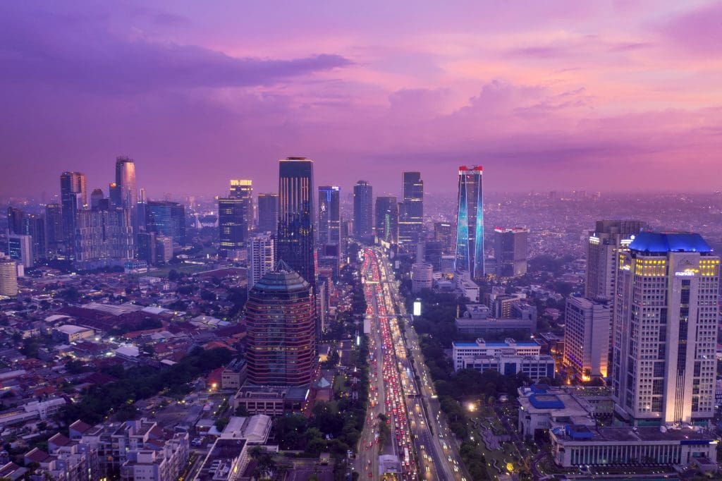 Indonesia vows to retire all coal plants within 15 years 1 An aerial view of Jakarta, Indonesia. The country plans to switch quickly from coal to renewable electricity.