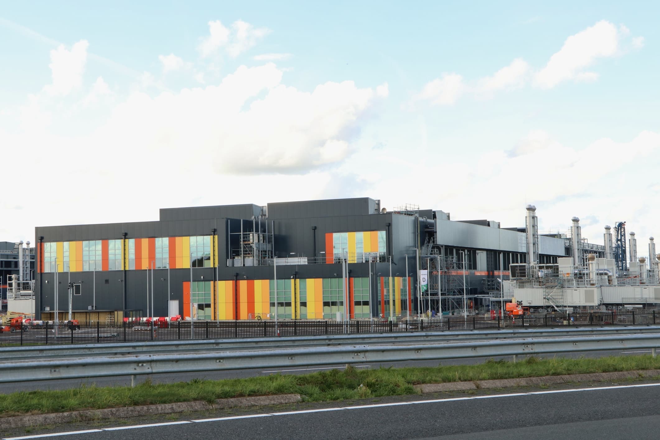 A photo of a Microsoft data centre in the Netherlands. Data centres use enormous volumes of water.