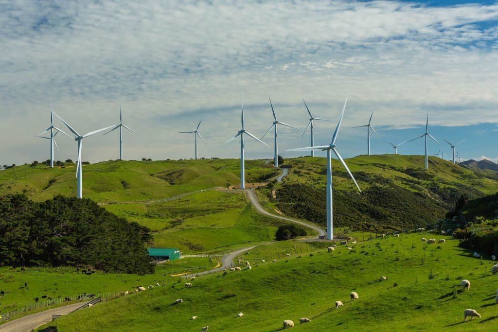 New Zealand inches closer to 100% renewable electricity 6 A photo of a wind farm in New Zealand, which is among the frontrunners in the shift to 100% renewable electricity.