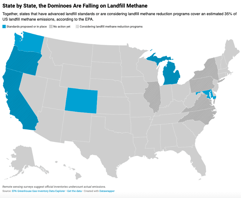 These US states are leading the way in curbing methane emissions from landfills 1 These US states are leading the way in curbing methane emissions from landfills 1
