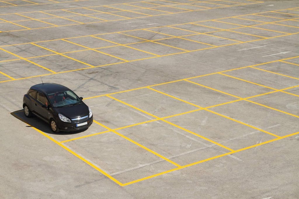 A parking lot